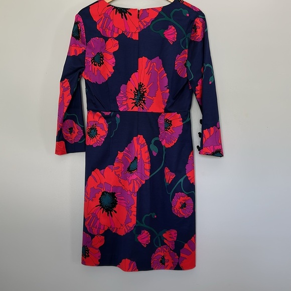 Trina Turk Coltrane Vanguard Floral Fail Button Dress - Picture 7 of 11